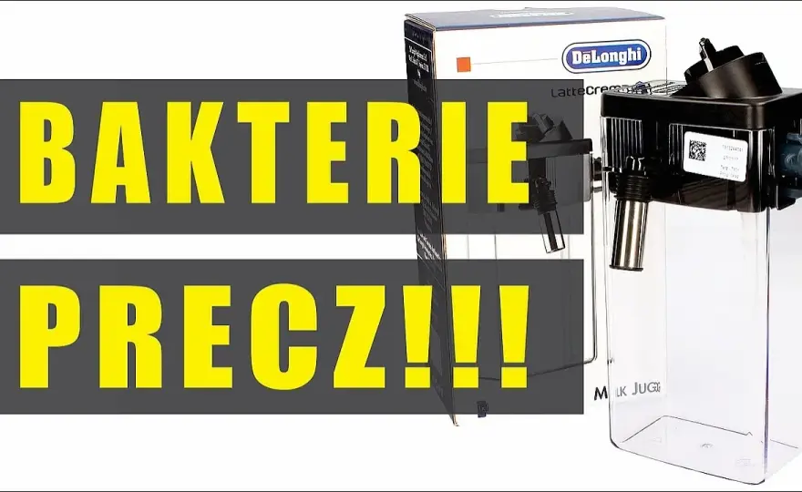 Jak czyścić pojemnik na mleko De’Longhi, aby uniknąć problemów z higieną