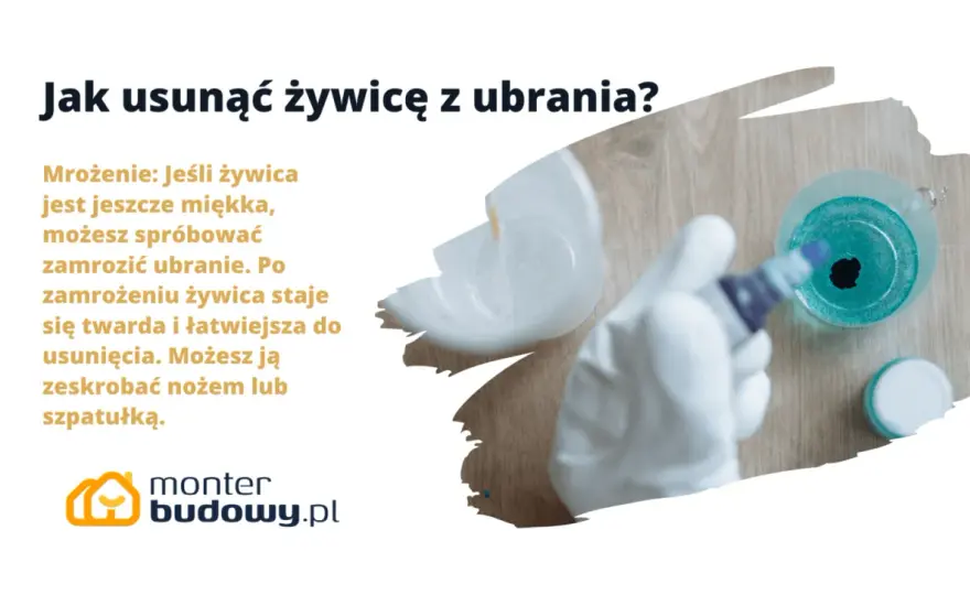 Jak usunąć żywicę z ubrania? Sprawdź skuteczną metodę